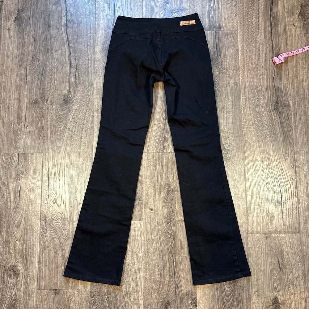 Hammer Jeans Y2K Bootcut Flare Pants Size 5 Black - Picture 3 of 8